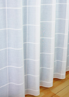 Square sheer curtain by the yard