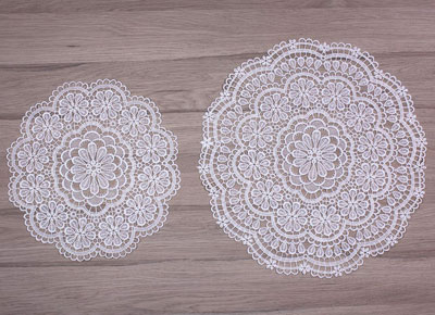 Large round lace doily Cathy