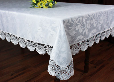 Lace tablecloth Coquilles