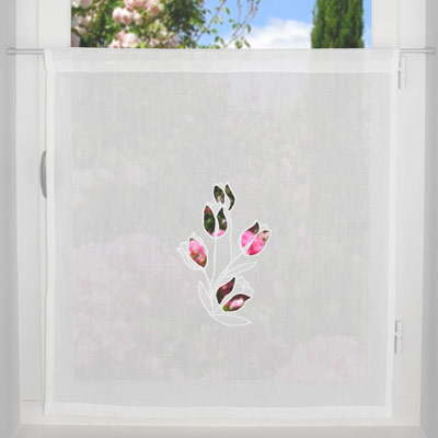 Tulipe custom made lace window curtain