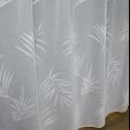 Yardage branch palm sheer curtain