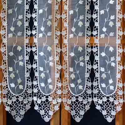 Lily macrame lace curtain