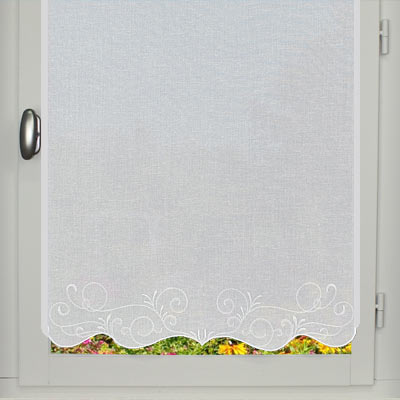 Scaled embroidery curtain Elise