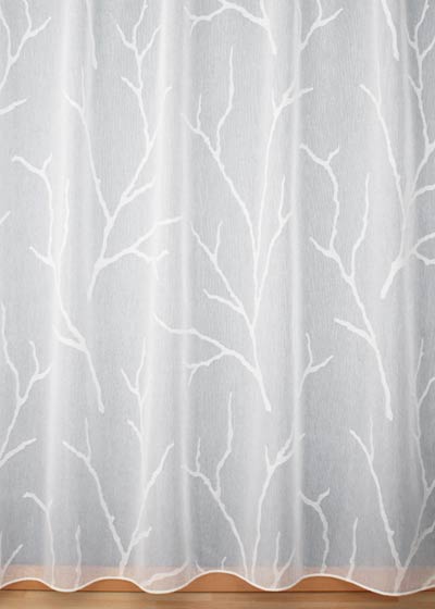 Made to measure branch sheer curtain